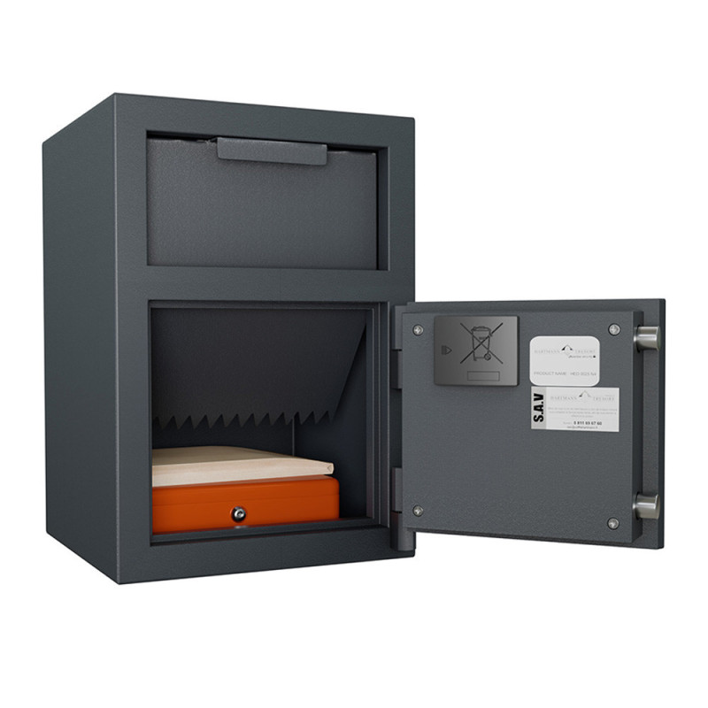 Coffre fort de dépôt de fonds HED 25 Serrure Electronique - HARTMANN ESSENTIAL SECURITY