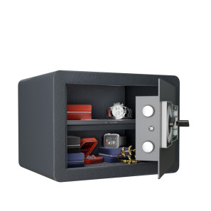 Coffre fort de sécurité HES 15 Serrure Electronique + clé d'urgence - HARTMANN TRESORE