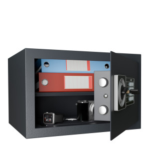 Coffre fort de sécurité HES 30 Serrure Electronique + clé d'ugence - HARTMANN TRESORE