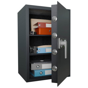 Coffre fort de sécurité HES 140 Serrure Electronique + clé d'urgence - HARTMANN TRESORE