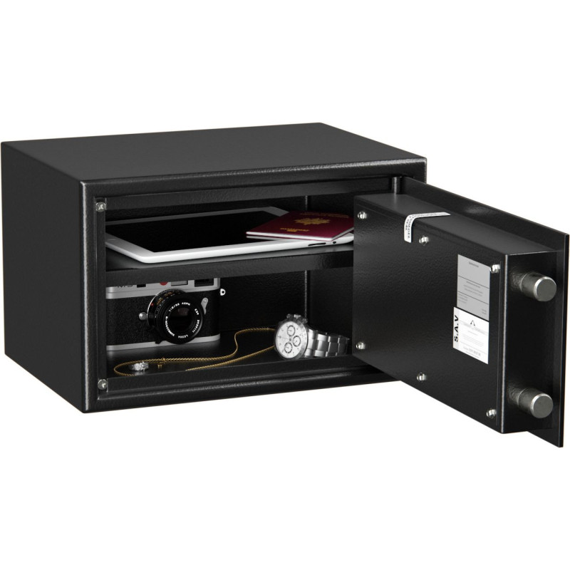 Coffre fort de sécurité HT 15 N2 Serrure à clés + mécanique - coffre ouvert