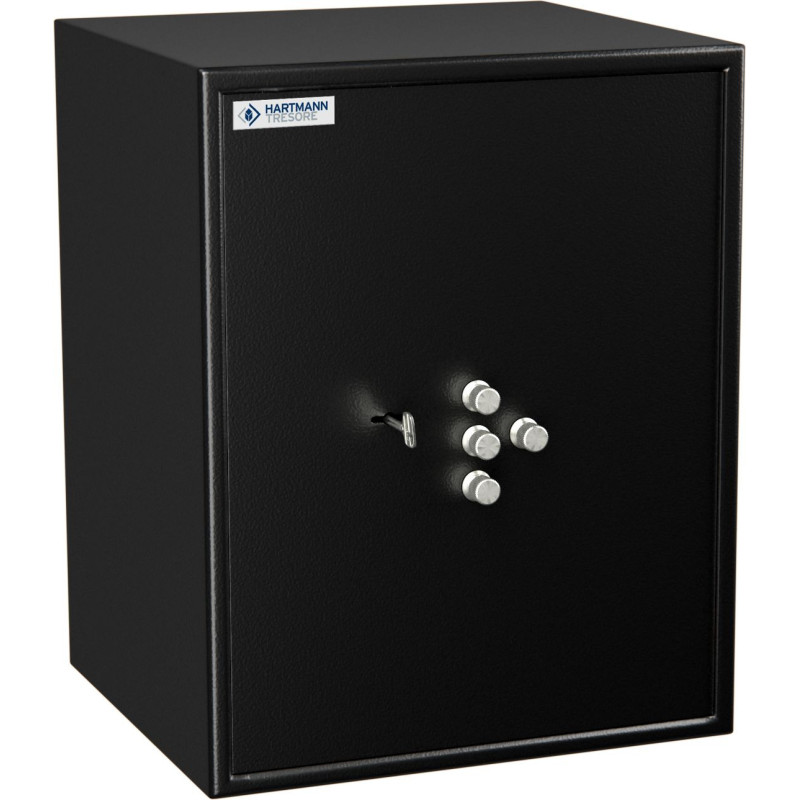 Coffre fort de sécurité - Serrure clé et combinaison mécanique - HARTMANN HT60 - coffre fermé