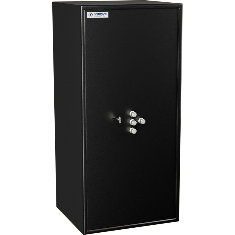 Coffre fort de sécurité - Serrure clé et compteurs - HARTMANN HT135-N2 - coffre fermé