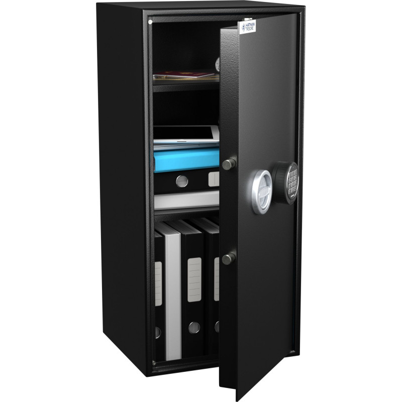 Coffre fort de sécurité - Serrure électronique - HARTMANN HT135 N4 - coffre ouvert