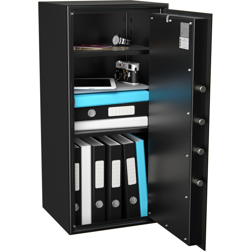 Coffre fort de sécurité - Serrure électronique - HARTMANN HT135 N4 - coffre ouvert