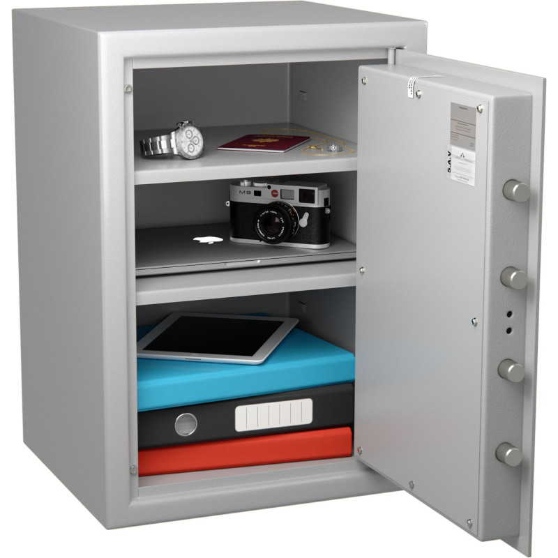 Coffre fort de sécurité anti-feu - Serrure à clé + combinaison - HARTMANN MB60 G2