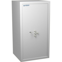 Coffre de sécurité anti-feu - Serrure à clé + combinaison 4 tubes compteurs - HARTMANN MB80 G2