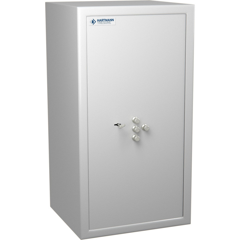 Coffre de sécurité anti-feu - Serrure à clé + combinaison 4 tubes compteurs - HARTMANN MB80 G2