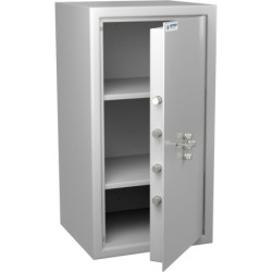 Coffre de sécurité anti-feu - Serrure à clé + combinaison 4 tubes compteurs - HARTMANN MB80 G2