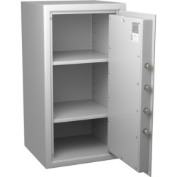 Coffre de sécurité anti-feu - Serrure à clé + combinaison 4 tubes compteurs - HARTMANN MB80 G2