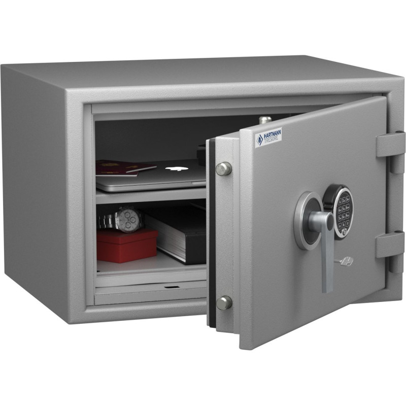 Coffre fort Ignifuge 1h PROTECT DUO 54 Classe 1 Serrure à clés + Electronique - HARTMANN