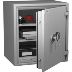 Coffre fort Ignifuge 1h PROTECT DUO 93 Classe 1 Serrure à clés + Electronique - HARTMANN