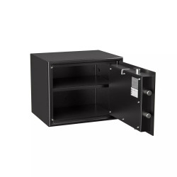 Coffre fort de sécurité - Serrure à clé - HARTMANN HT50-N1/S1 - coffre ouvert