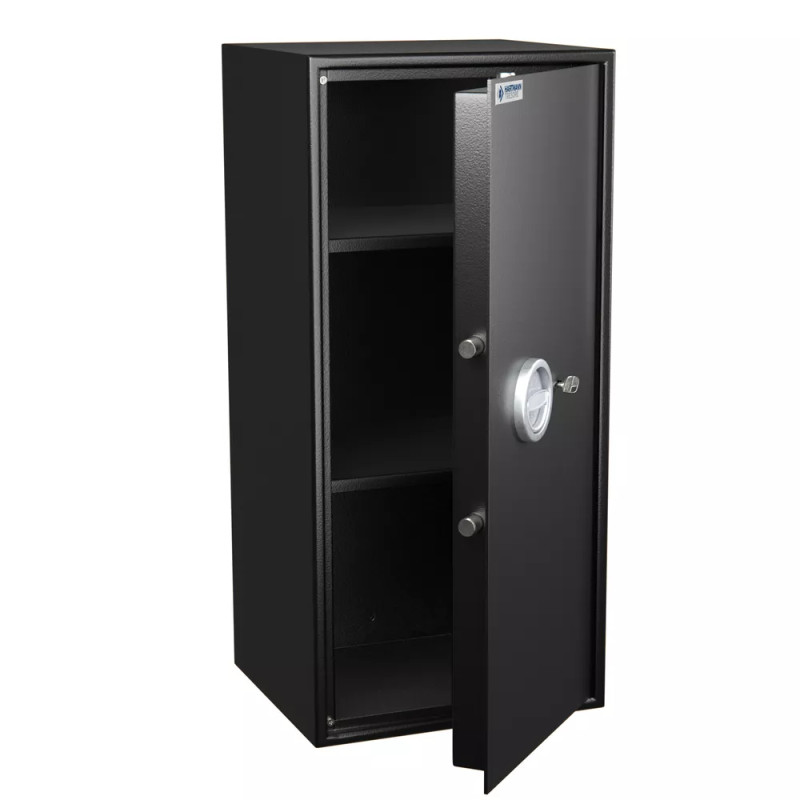 Coffre fort de sécurité - Serrure à clés - HARTMANN HT135 N1/S1 - coffre ouvert