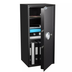 Coffre fort de sécurité - Serrure à clés - HARTMANN HT135 N1/S1 - coffre ouvert