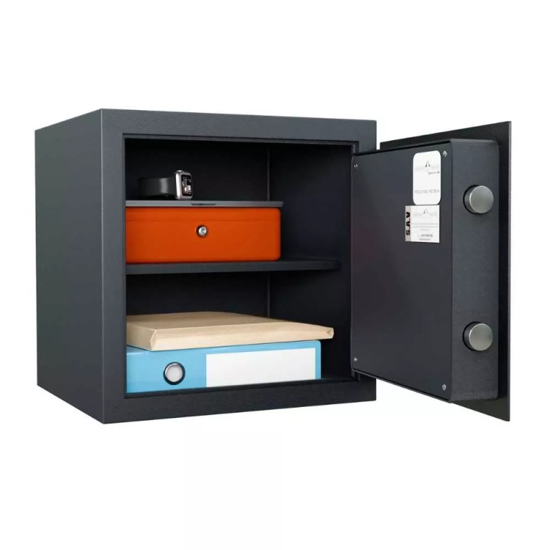 Coffre fort de sécurité HES 50 Serrure Electronique + clé d'ugence - HARTMANN TRESORE