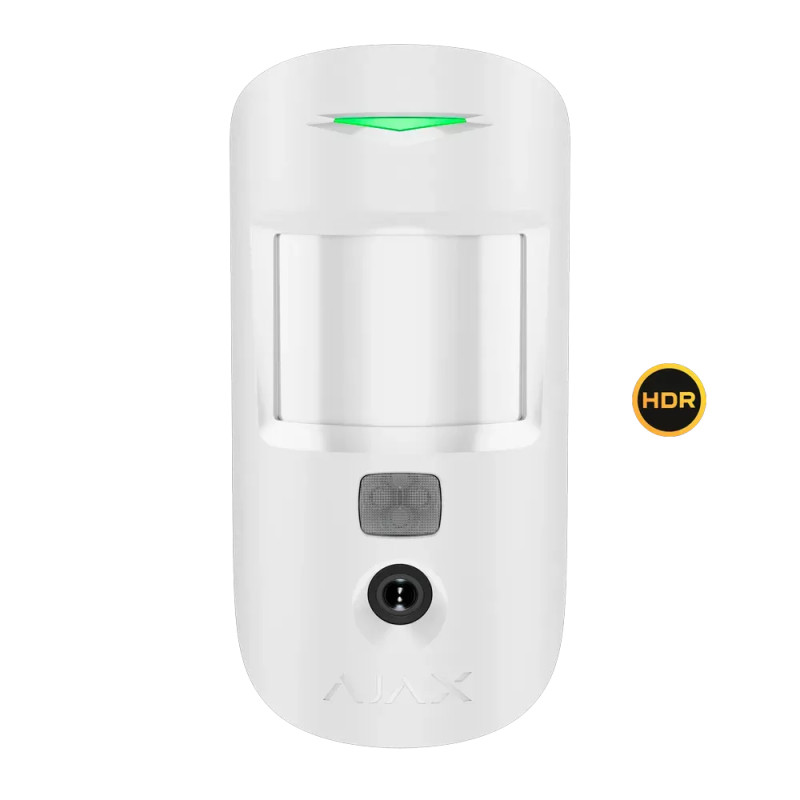Détecteur de mouvement AJAX MotionCam HDR – Caméra intégrée | Coffrefortplus
