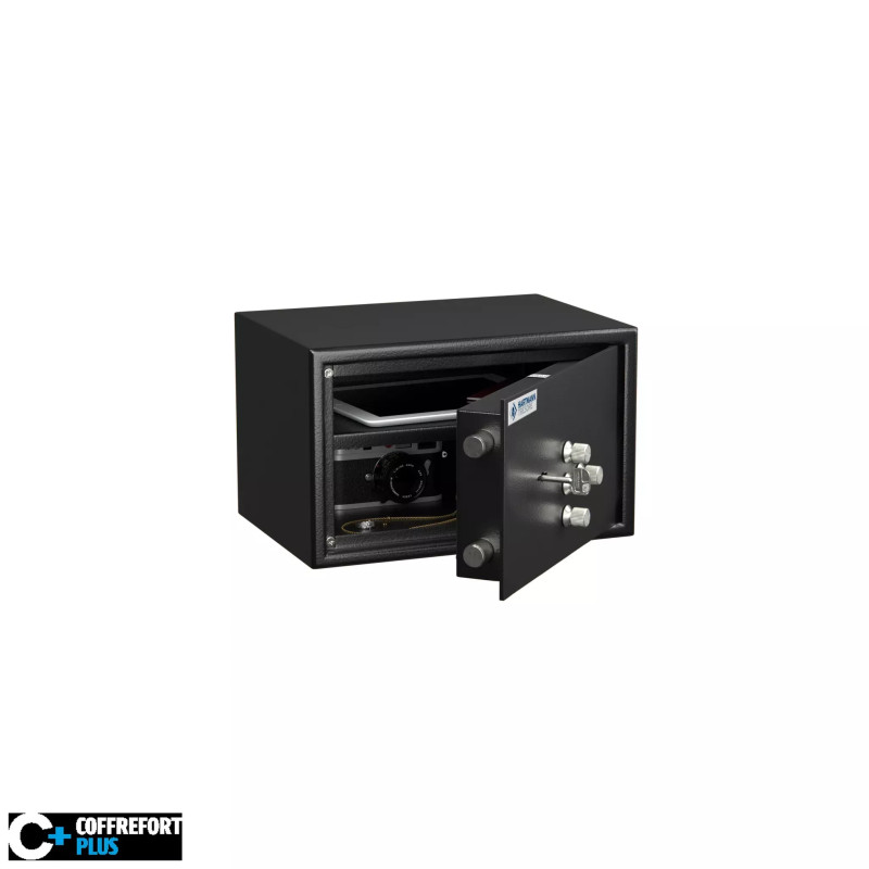 Coffre fort de sécurité - Serrure à clés + mécanique - HARTMANN