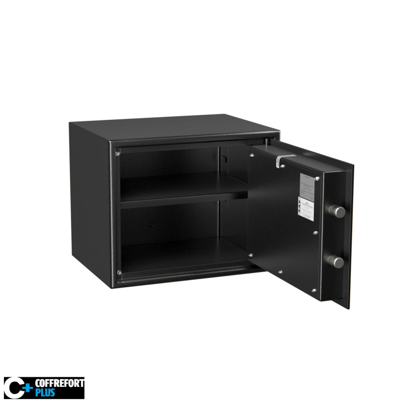 Coffre fort de sécurité - Serrure à clés + mécanique - HARTMANN HT30 N2