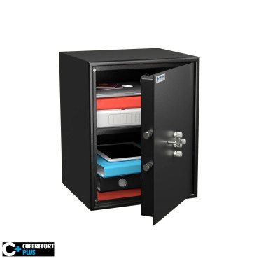 Coffre fort de sécurité - Serrure clé et combinaison mécanique - HARTMANN HT60