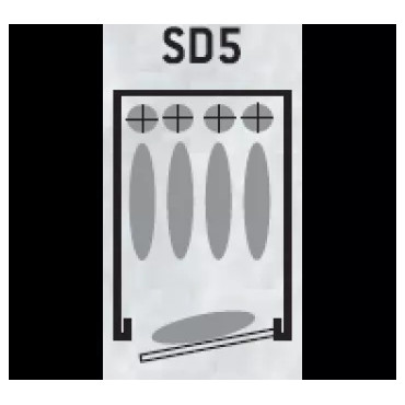 Armoire à fusils Infac Sentinel SD5 – 4 fusils avec lunette | Coffrefortplus
