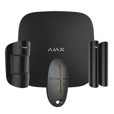 Kit d'alarme sans fil Ethernet et GPRS - AJAX Hub (noir)