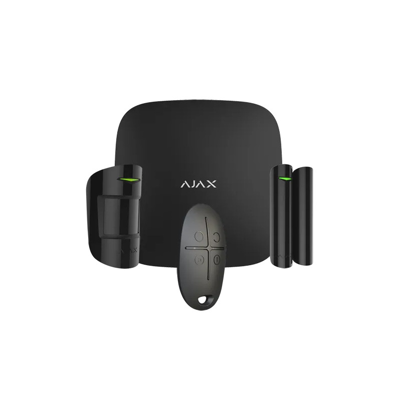 Kit d'alarme sans fil Ethernet et GPRS - AJAX Hub (noir)