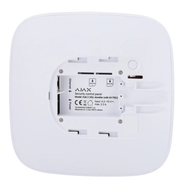 Centrale d'alarme sans fil autonome 6 V DC et 4G - AJAX Hub 2 (blanc) Centrale d'alarme sans fil autonome 6 V DC et 4G - AJAX Hub 2 (blanc)