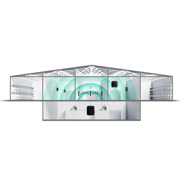 Centrale d'alarme sans fil sur batterie longue durée 4G - AJAX Hub BP (blanc)