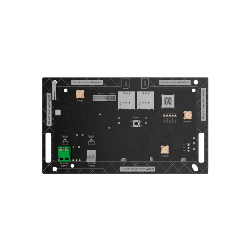 Centrale d'alarme sans fil sur batterie 4G sans boîtier - AJAX Hub BP Centrale d'alarme sans fil sur batterie 4G sans boîtier - AJAX Hub BP