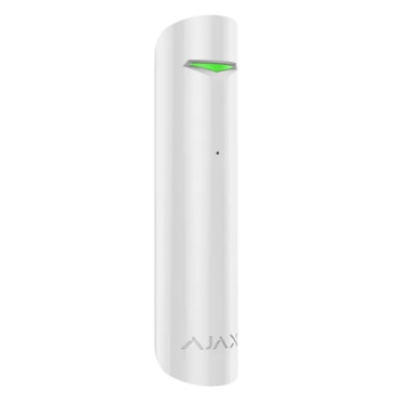 Détecteur de bris de vitre sans fil 180° - AJAX GlassProtect (blanc)