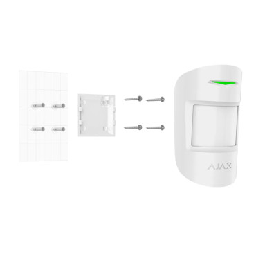 Détecteur de mouvement double technologie PIR et micro-ondes - AJAX MotionProtect Plus (blanc) Détecteur de mouvement double technologie PIR et micro-ondes - AJAX MotionProtect Plus (blanc)