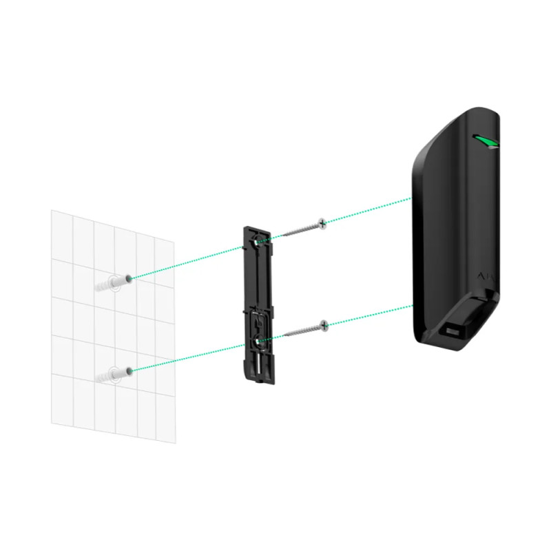Détecteur rideau intérieur double PIR Grade 2 - AJAX CurtainProtect (noir) Détecteur rideau intérieur double PIR Grade 2 - AJAX CurtainProtect (noir)