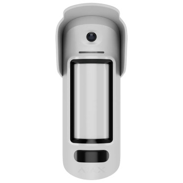 Détecteur rideau extérieur double technologie avec photo-vérification - AJAX CurtainCam Outdoor HighMount PhOD (blanc)