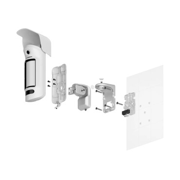 Détecteur rideau extérieur double technologie avec photo-vérification - AJAX CurtainCam Outdoor HighMount PhOD (blanc) Détecteur rideau extérieur double technologie avec photo-vérification - AJAX CurtainCam Outdoor HighMount PhOD (blanc)