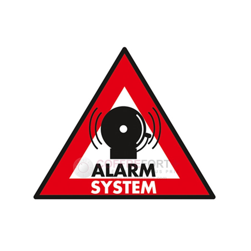 Lot 5 stickers CAMERA DE SÉCURITÉ KONIG SEC-ST-CS