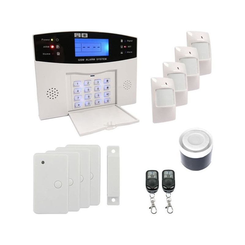 Alarme maison sans-fil et filaire transmetteur GSM EMATRONIC AL01