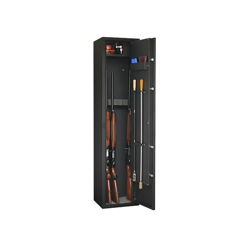 Armoire 6 fusils + coffret interne - Serrure à clé - FORTIFY DELTA 6 