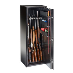 Armoire 7 fusils + Coffret interne - Serrure à clé - Ranger N7S - BURG WÄCHTER 