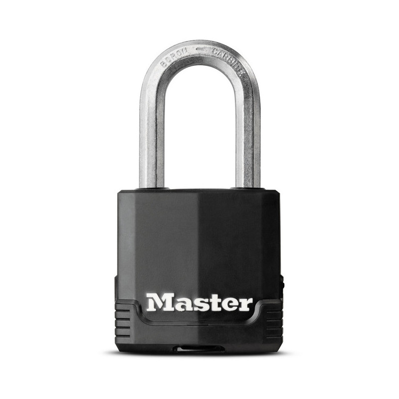 Cadenas Haute Sécurité - A Clé - Acier Laminé Recouvert - Anse M -  MASTERLOCK - M115EURDLF