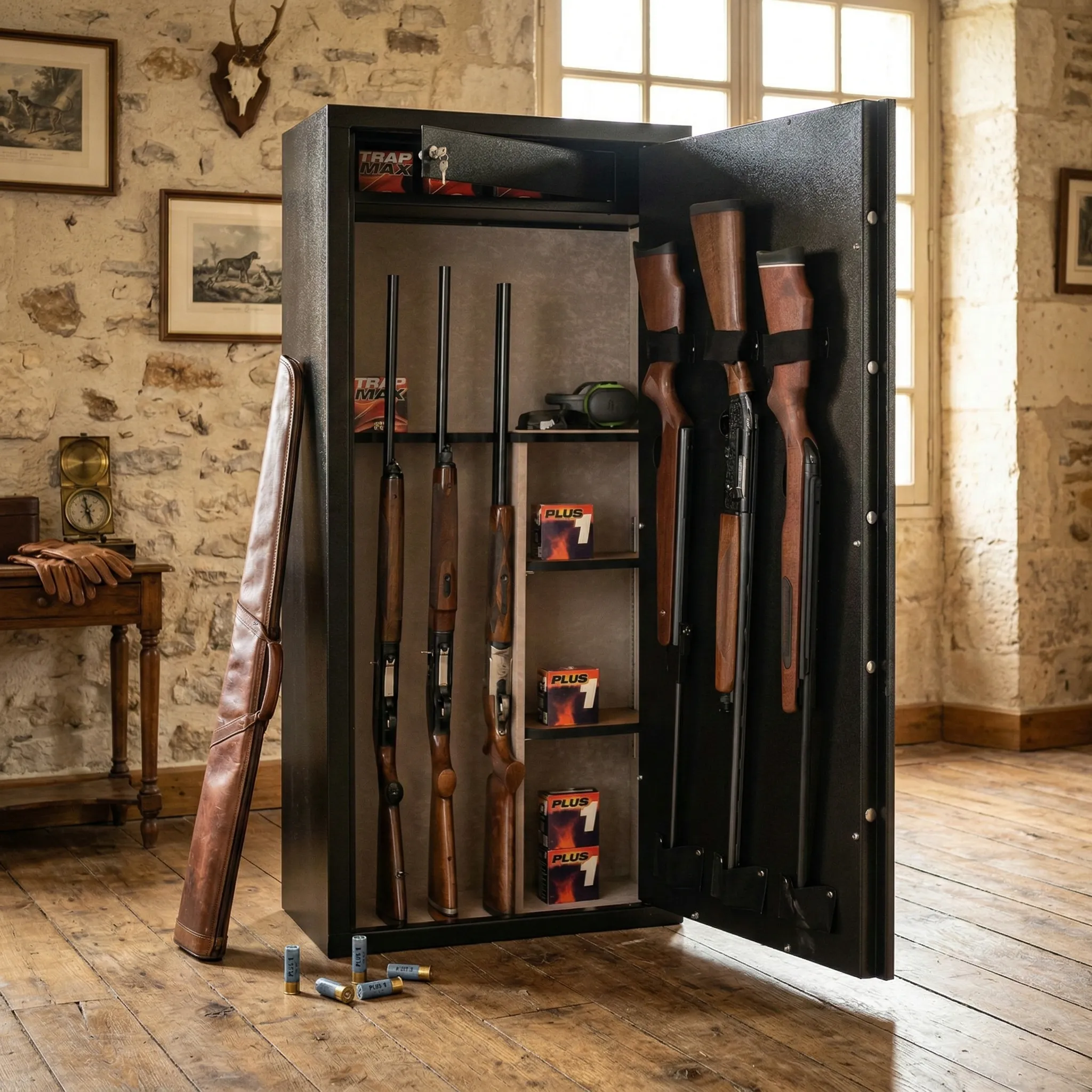 Armoire à fusils Infac Sentinel SD14 en situation