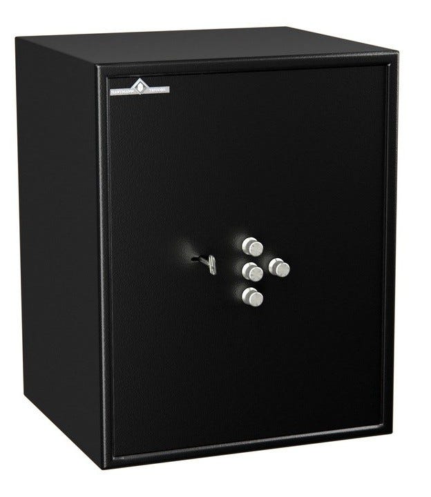 Coffre fort de sécurité - Serrure clé et combinaison mécanique - HARTMANN HT60